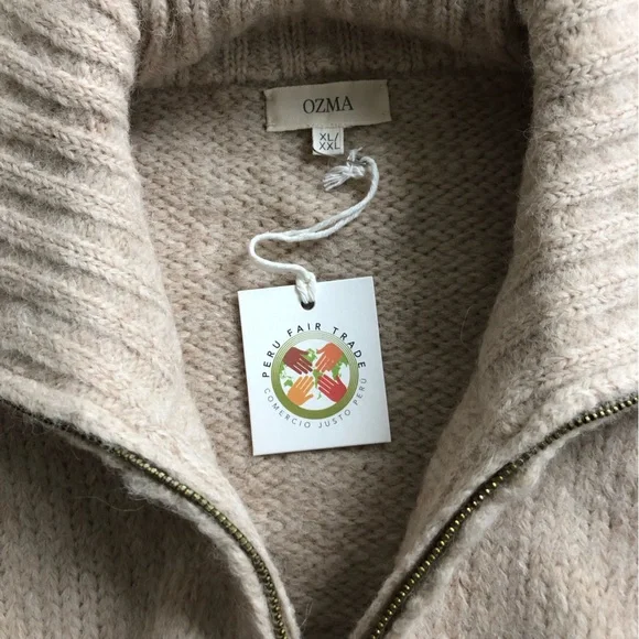 OZMA of California Finley Zip Sweater - Picture 3 of 6